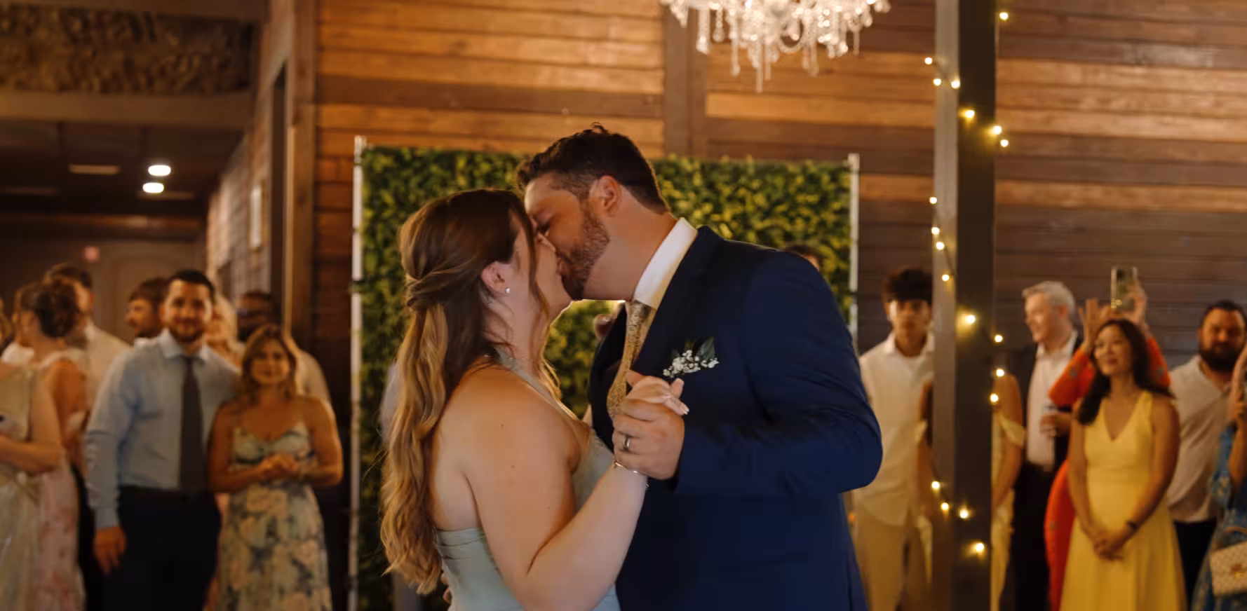 Cinematic editorial still from a Signature Wedding Media wedding film