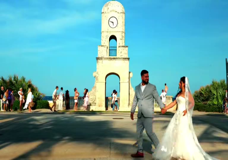 Gaby and Aris wedding film in South Florida.